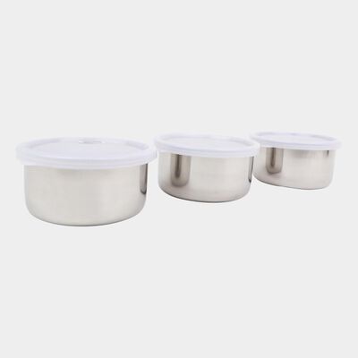 Home Select 300ml Stainless Steel Container Set of 3