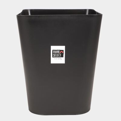 Home Select 6.5L Black Plastic Dustbin